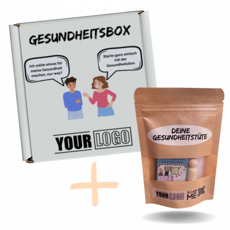 Testpaket Gesundheitsbox und Gesundheitstüte